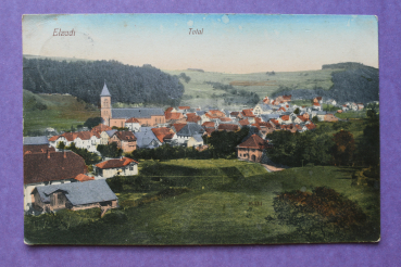 Ansichtskarte AK Elzach 1915 Totalansicht Kirche Dorf